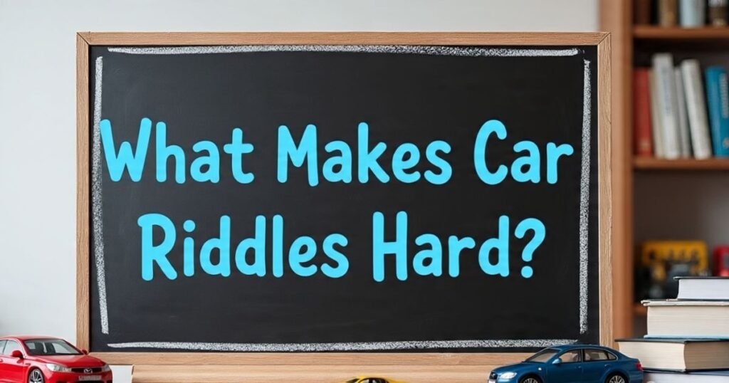 what makes car riddles hard