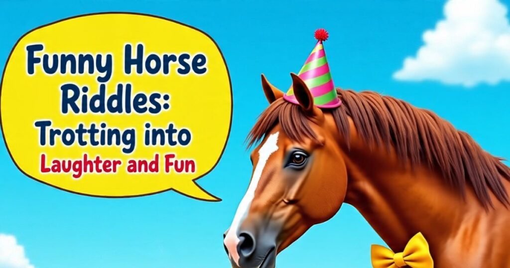 funny horse riddles trotting into laughter and fun