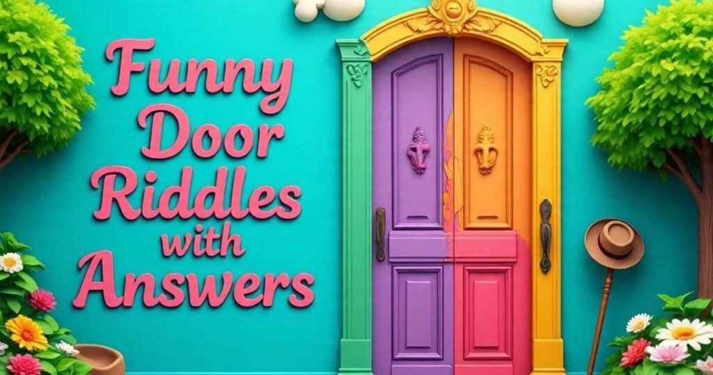 funny door riddles with answers add humor to your puzzling 1