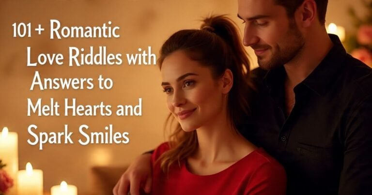 101+ Romantic Love Riddles with Answers to Melt Hearts and Spark Smiles