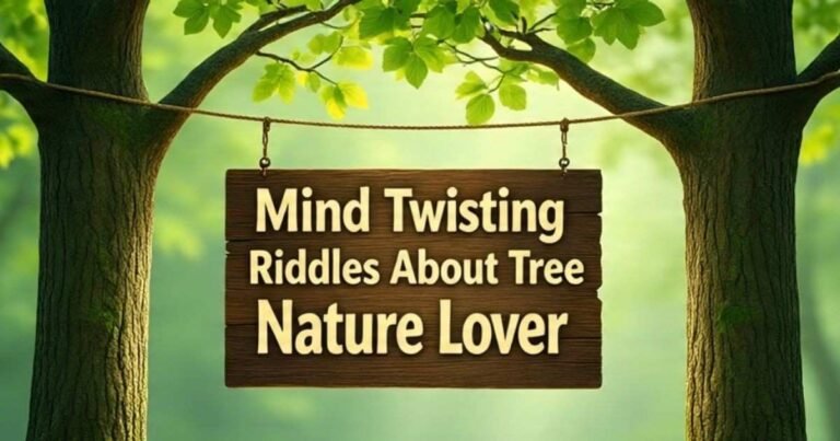 110+ Mind Twisting Riddles About Tree That Will Stump Every Nature Lover