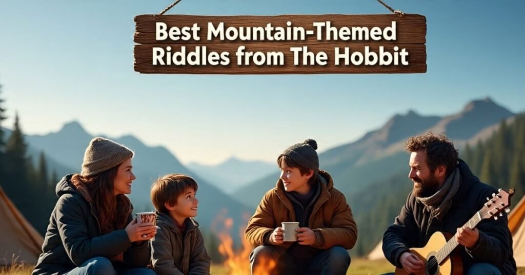 best mountain themed riddles from the hobbit