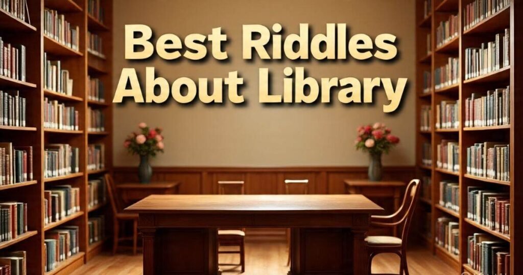best riddles about library