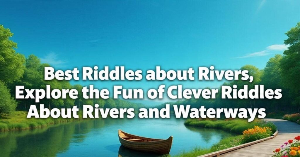 best riddles about rivers explore the fun of clever riddles about rivers and waterways 1