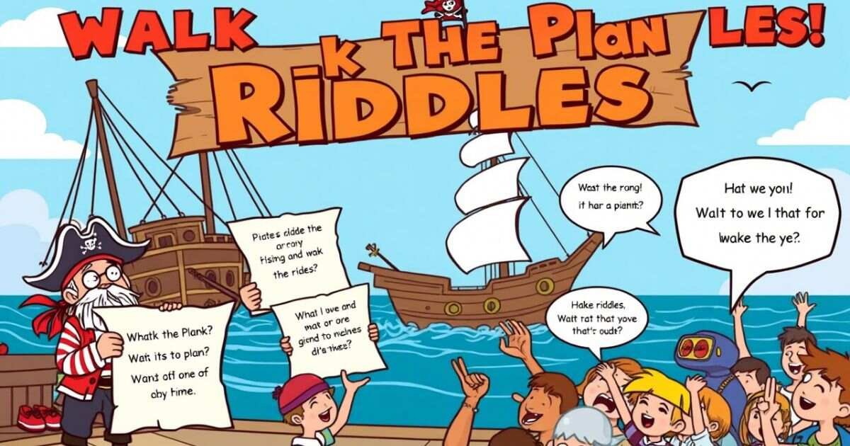 Bonus Pirate Riddles: “Walk the Plank” Lightning Round