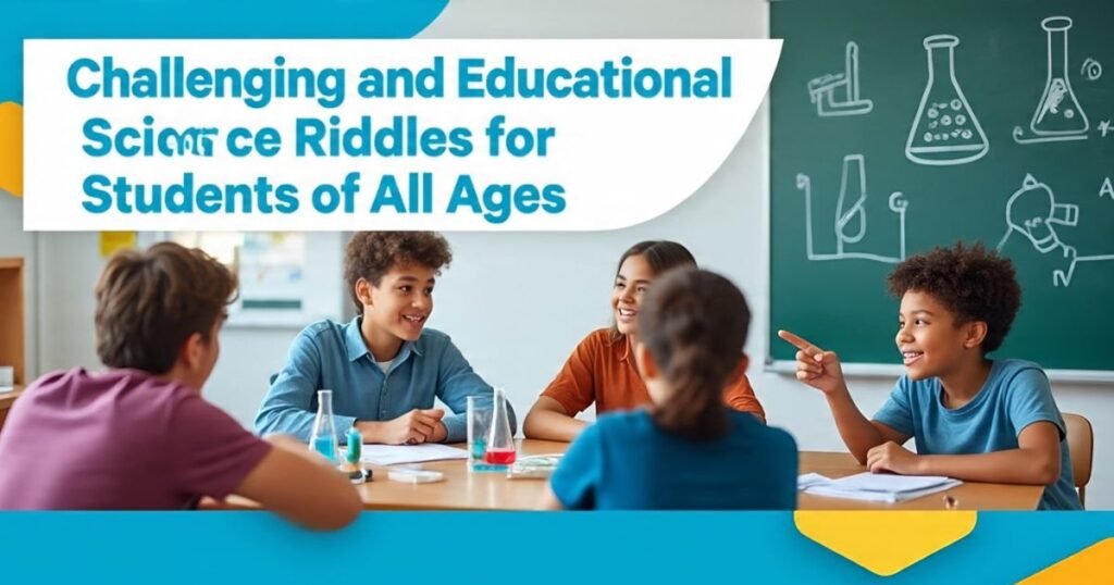 challenging and educational science riddles for students of all ages