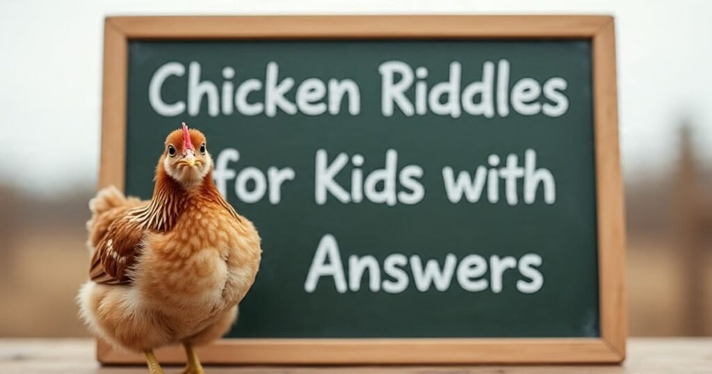 chicken riddles for kids with answers 1
