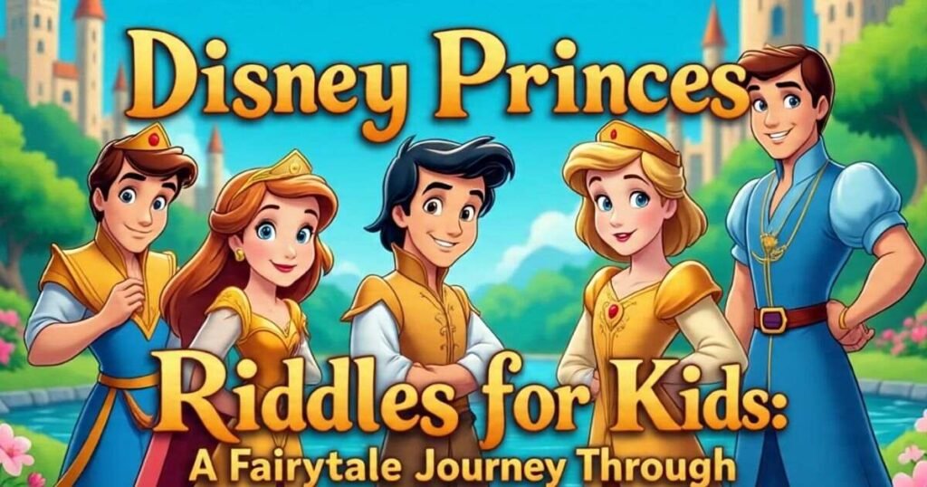 disney princes riddles for kids a fairytale journey through puzzling fun 1
