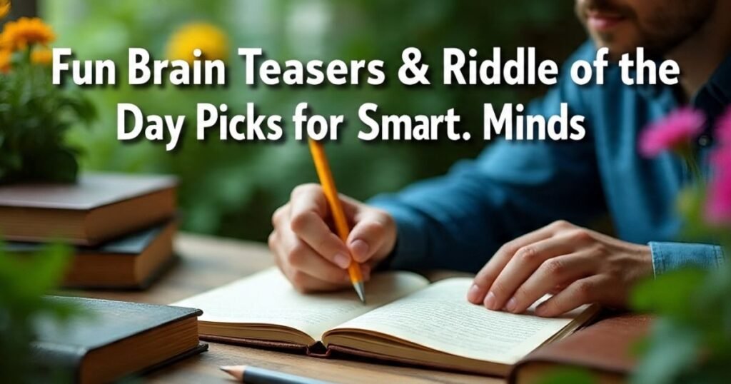 Fun Brain Teasers & Riddle of the Day Picks for Smart Minds