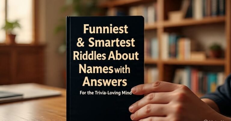 Funniest & Smartest Riddles About Names with Answers  For the Trivia-Loving Mind