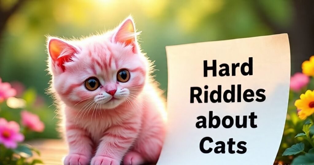 hard riddles about cats