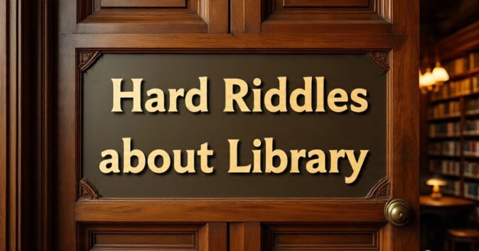 75+ Riddles About Library With Answers - InsightScribe | Clever Riddles ...