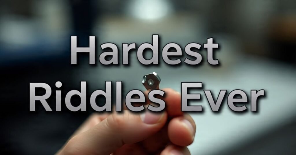 hardest riddles ever