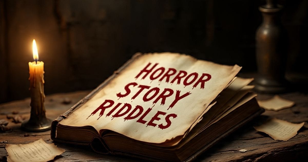 Ominous Riddles 110+ Spine-Chilling Horror Riddles | Creepy & Scary Riddles