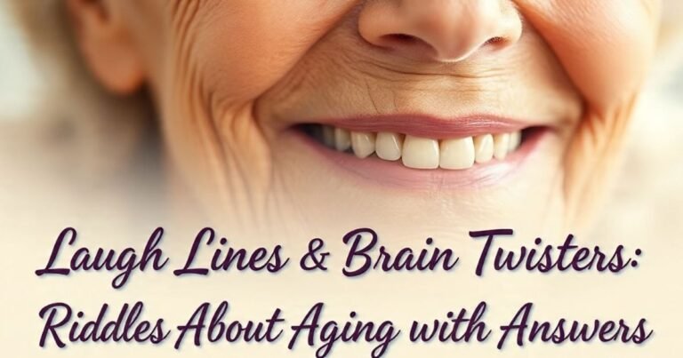 Laugh Lines & Brain Twisters: Riddles About Aging with Answers