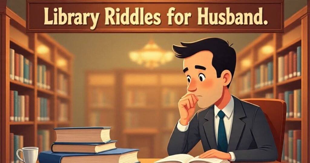 library riddles for husband 1