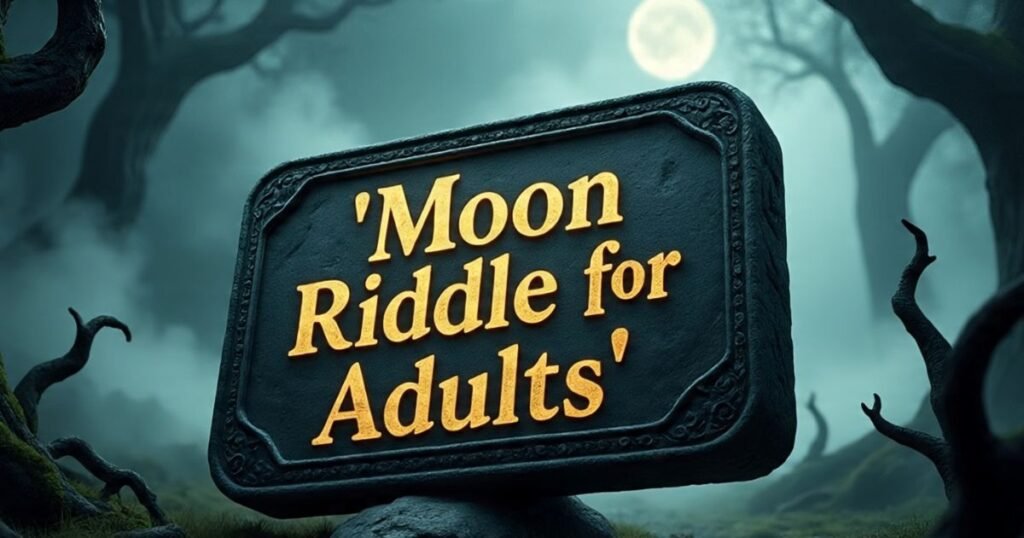 Moon Riddle for Adults