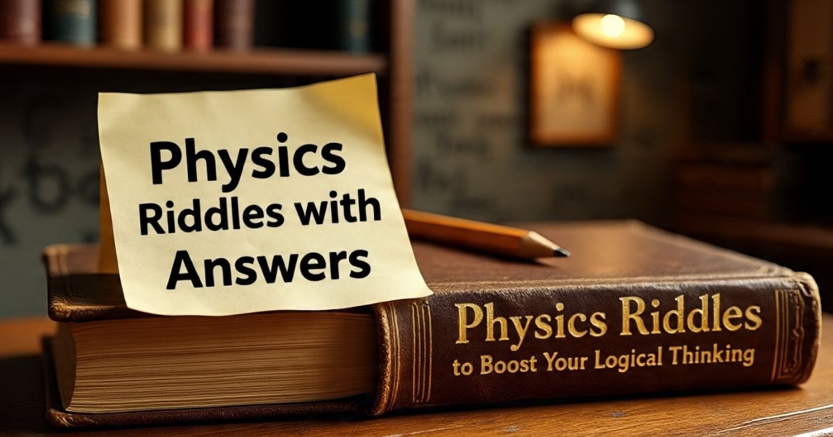 150+ Best Physics Riddles With Answers To Challenge And Entertain Your Mind