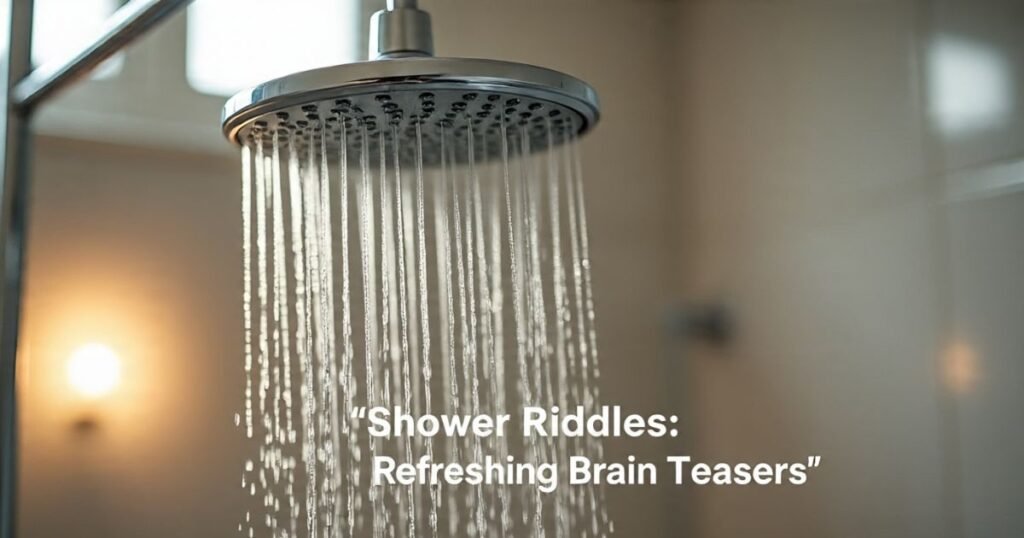 shower riddles refreshing brain teasers