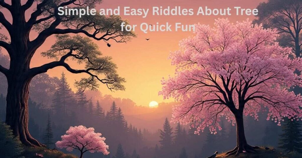 simple and easy riddles about tree for quick fun 1