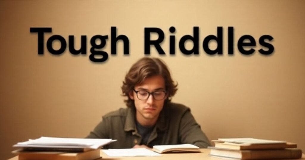 tough riddles