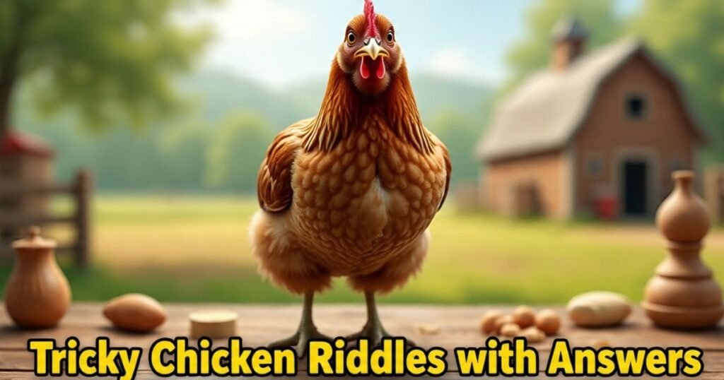 tricky chicken riddles with answers