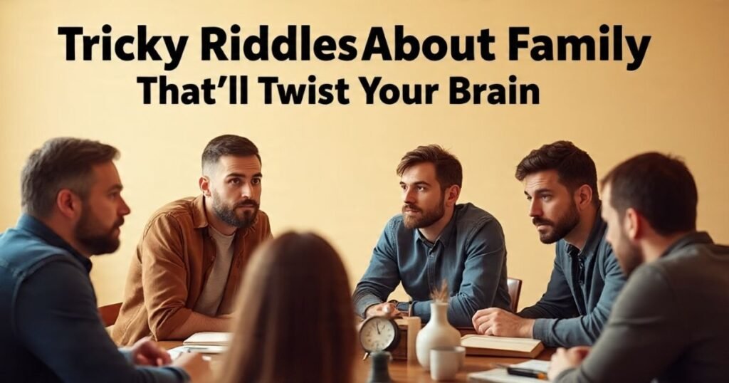 tricky riddles about family thatll twist your brain