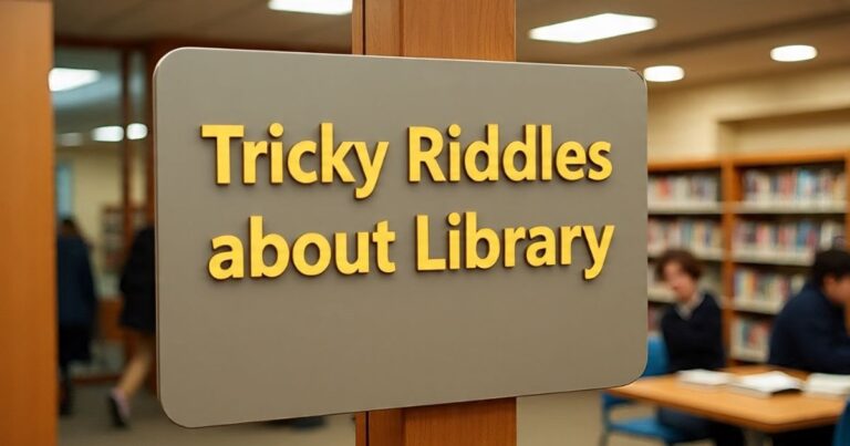 75+ Riddles About Library With Answers - InsightScribe | Clever Riddles ...