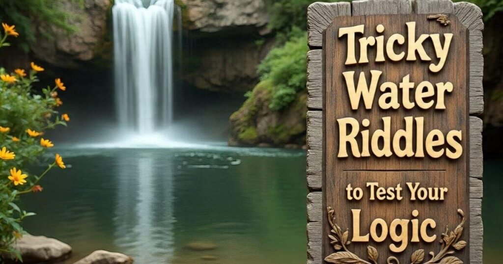 tricky water riddles to test your logic 1