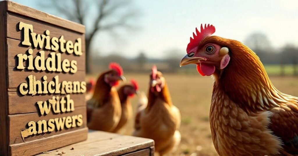 twisted riddles about chickens with answers 1