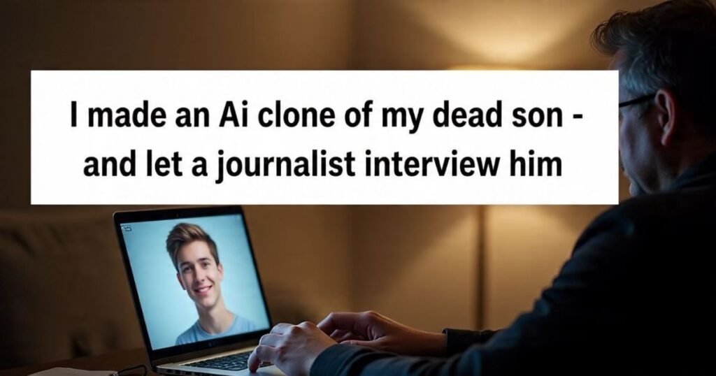 i made an ai clone of my dead son and let a journalist interview him 2