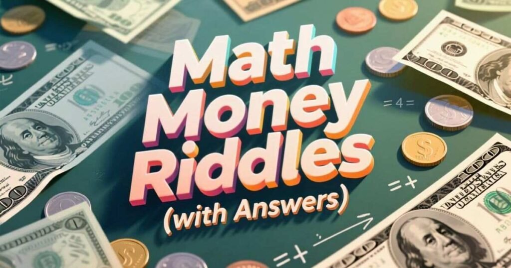 math money riddles with answers 1