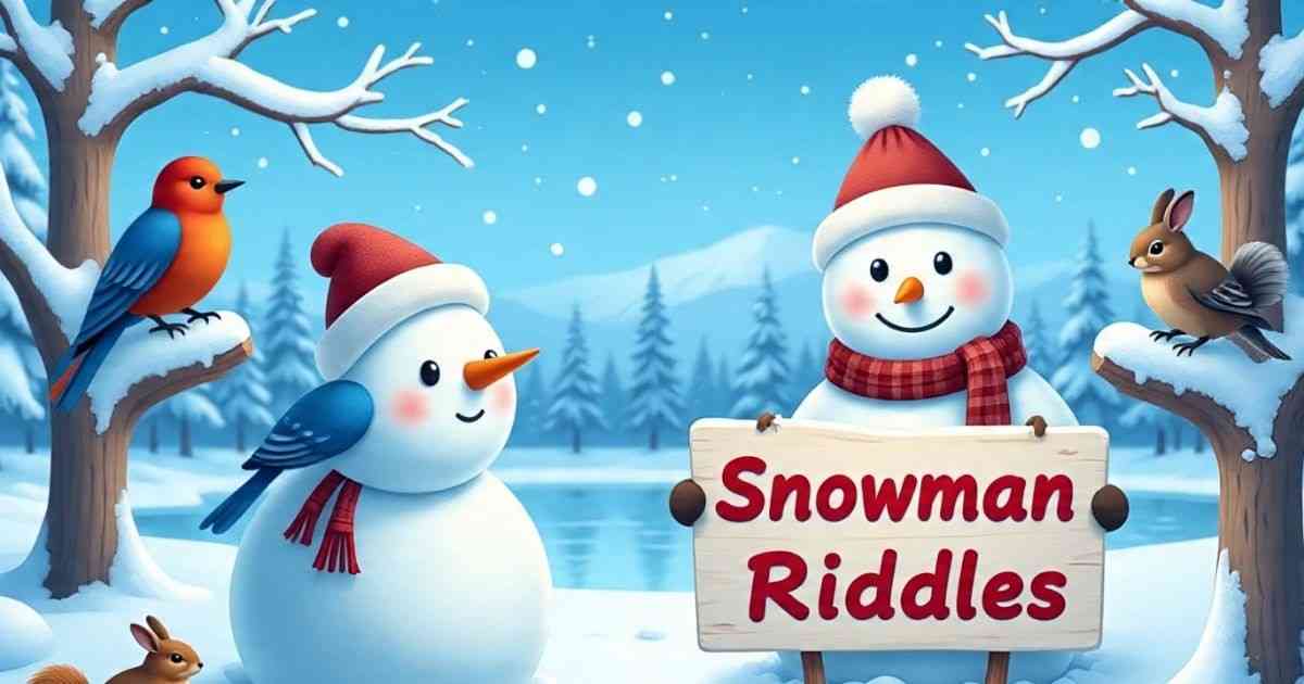 100 + Snowman Riddles With Answers To Melt Your Mind