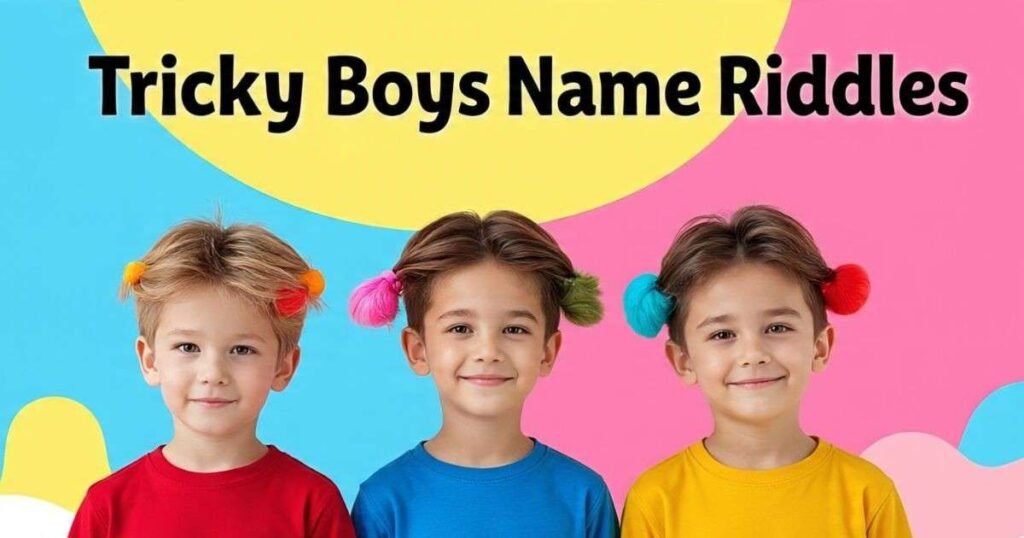 tricky boys name riddles with answers for smart minds 1