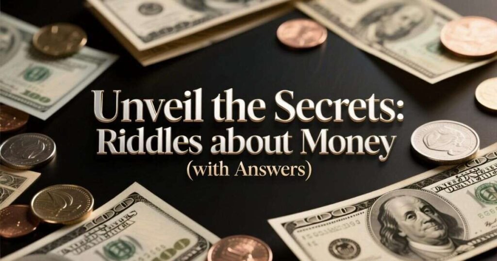 unveil the secrets riddles about money with answers 1