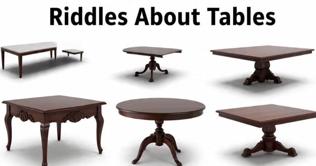 why riddles about tables with answers are so popular online