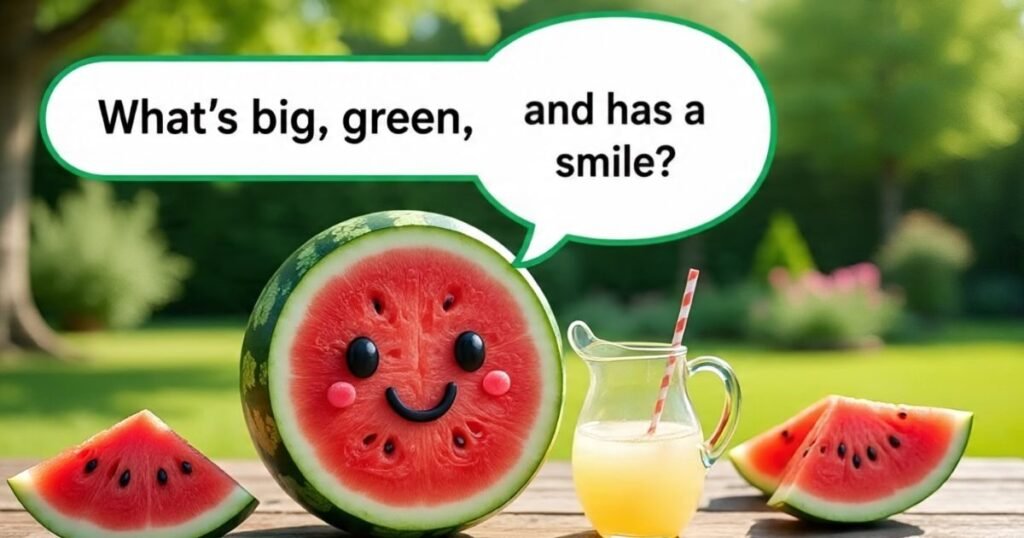 easy watermelon riddles for summer fun games