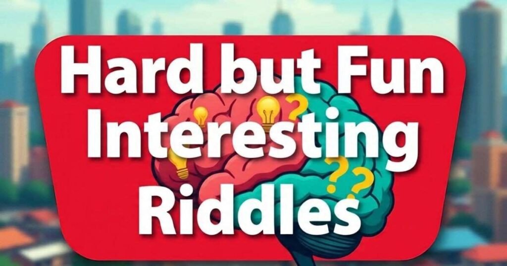 hard but fun interesting riddles with answers that will stump your brain 1
