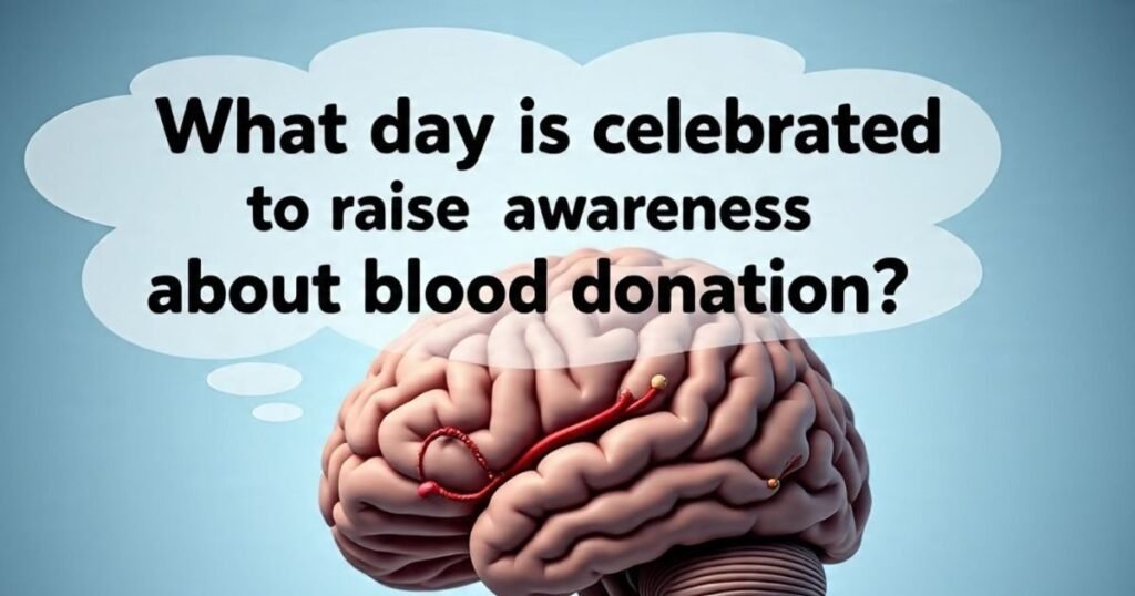 hard riddles about world blood donor day 🧠