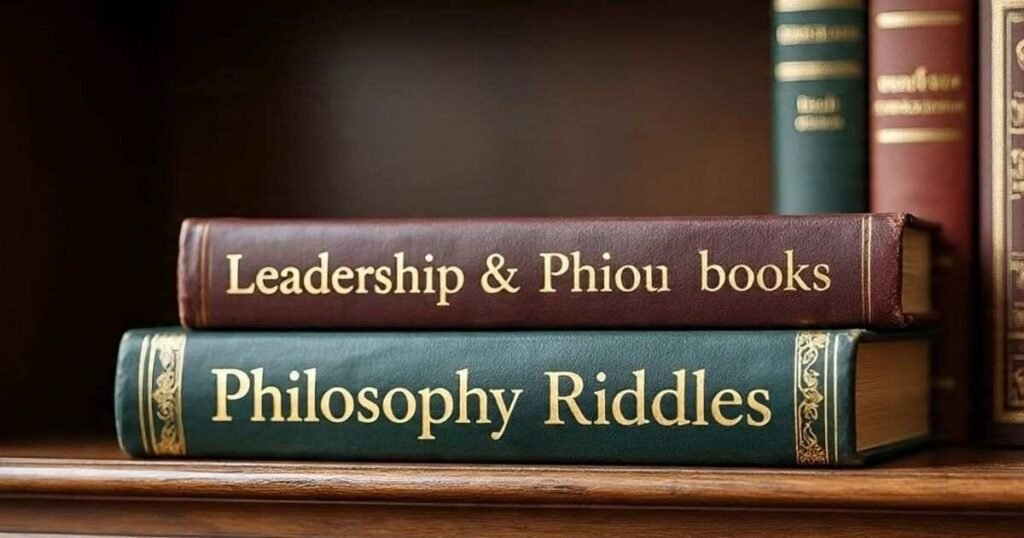leadership and philosophy riddles