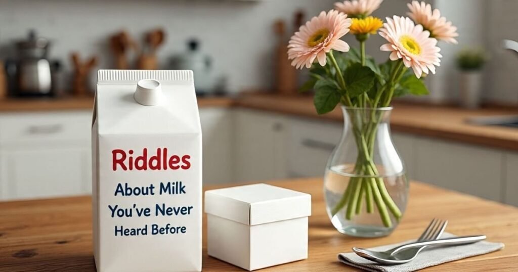 riddles about milk youve never heard before 🧃