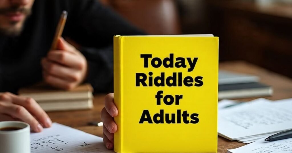 today riddles for adults with answers