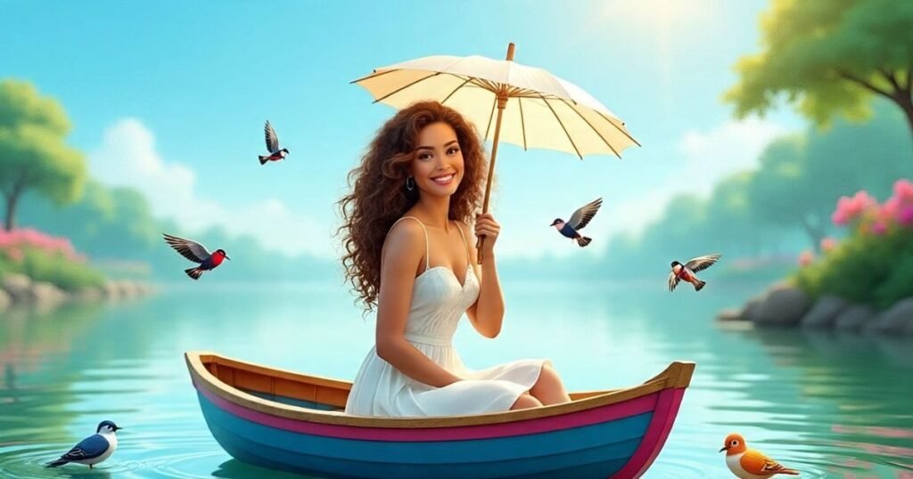 today there is a woman in a boat riddle