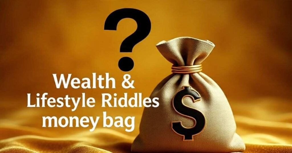 wealth and lifestyle riddles