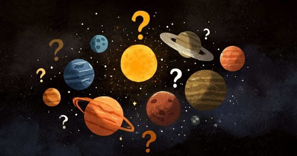 easy solar system riddles