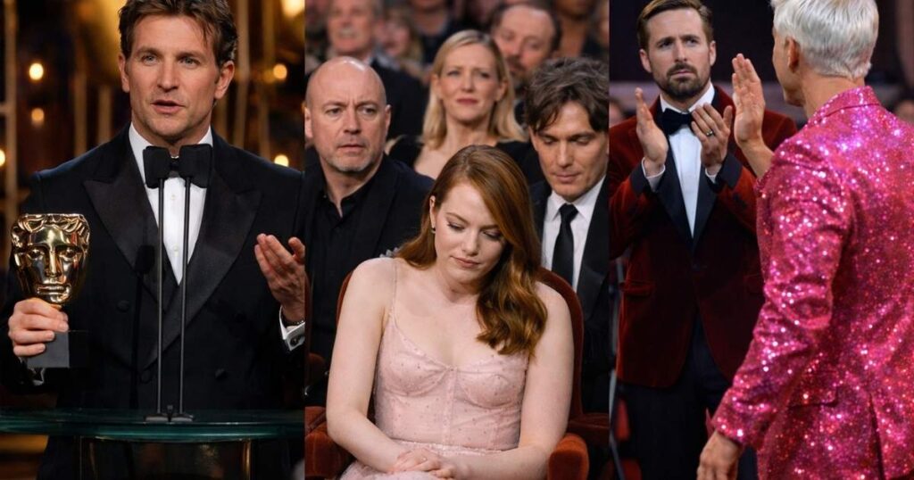 bafta film awards highlights speeches snubs and the moment that stunned hollywood