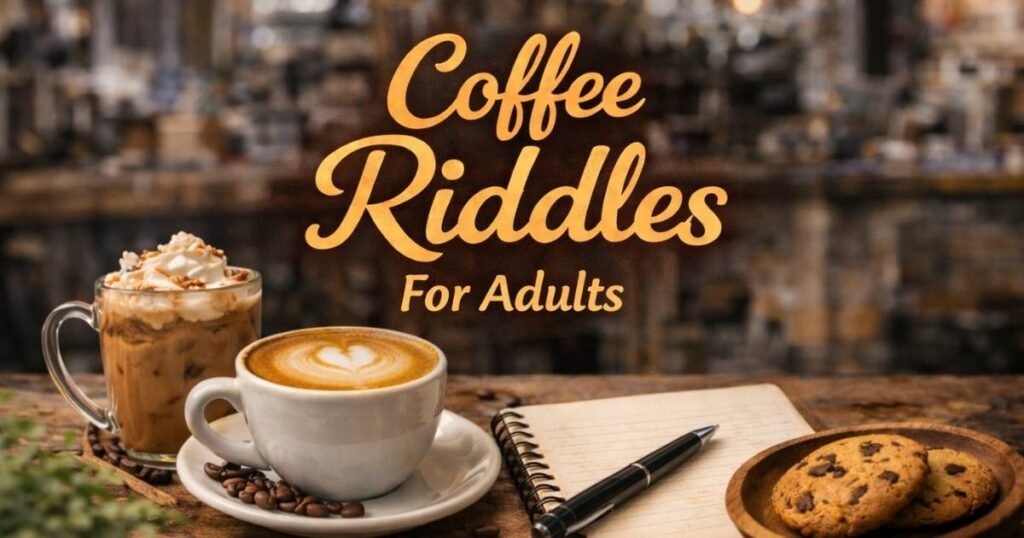 coffee riddles for adults