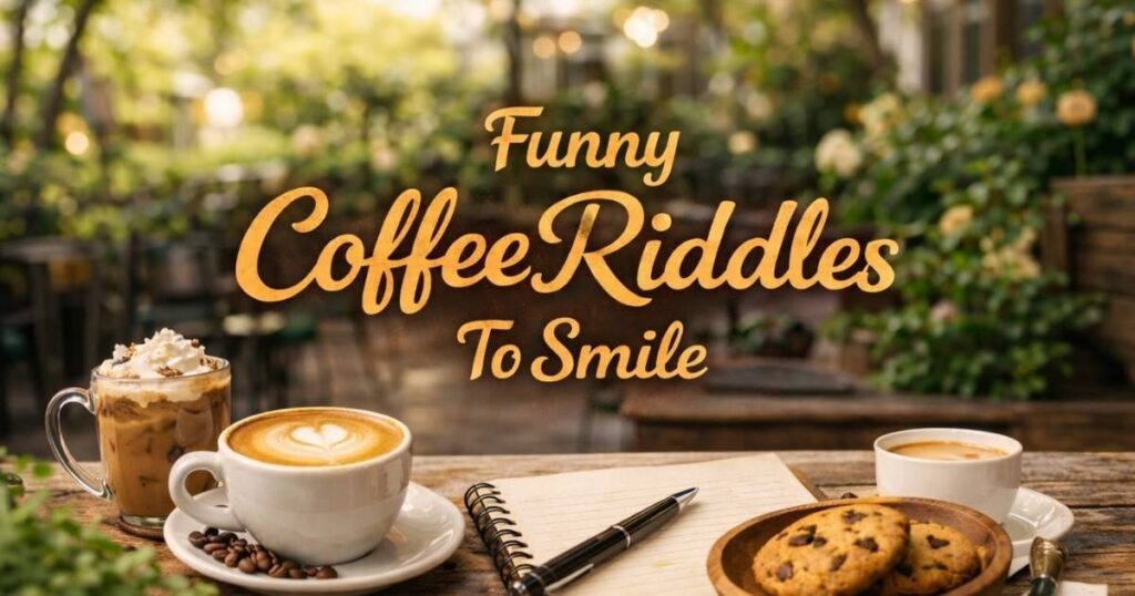 funny coffee riddles to smile