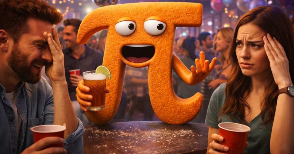 why should you never start talking to pi at a party