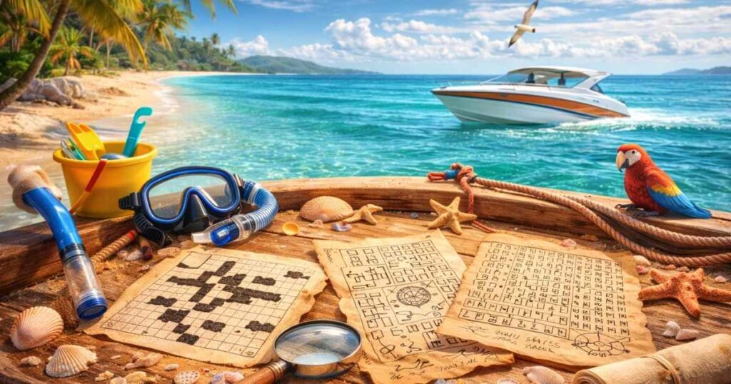 🚤 splash adventures – beach riddles